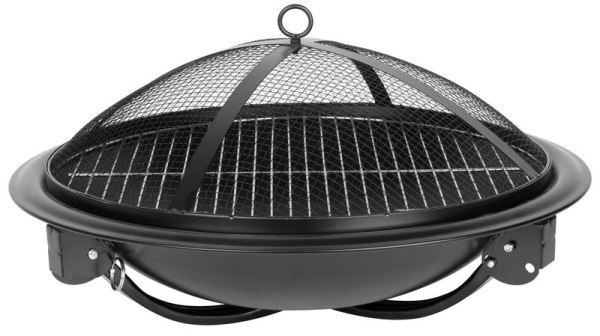 Ohnisko Strend Pro Homefire, BBQ, gril s roštom, na drevené uhlie, kovové, okrúhle, 545x400 mm 6