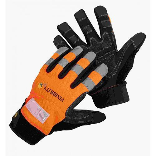 Rukavice fh® MERULA 10, Mechanic HIViz kevlar