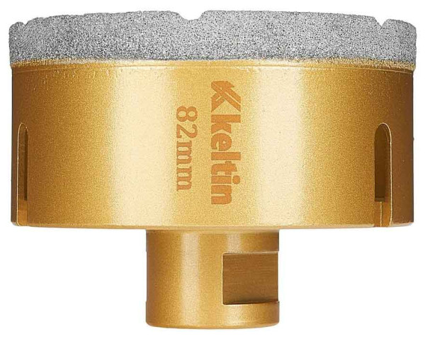 Vrták diamantový korunkový, závit M14 do uhlovej brúsky priemer 82 mm, GEKO