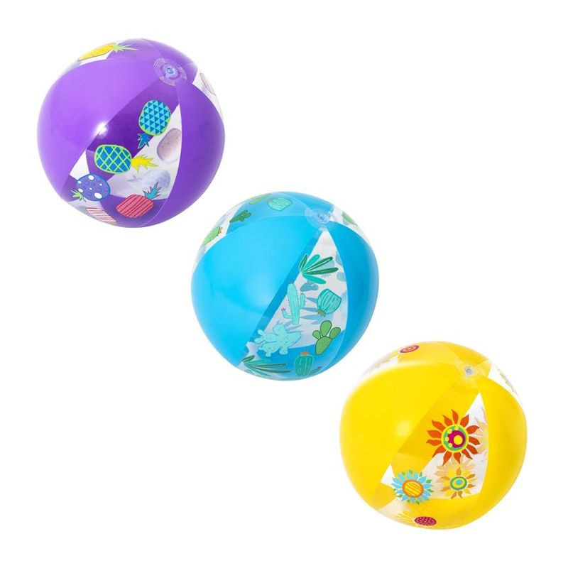 Lopta Bestway® 31036, Designer Beach Ball, plážová, detská, nafukovacia, do vody, 51 cm 1