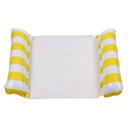 Merco Float Stripe nafukovacie lehátko 118 x 65 cm žltá