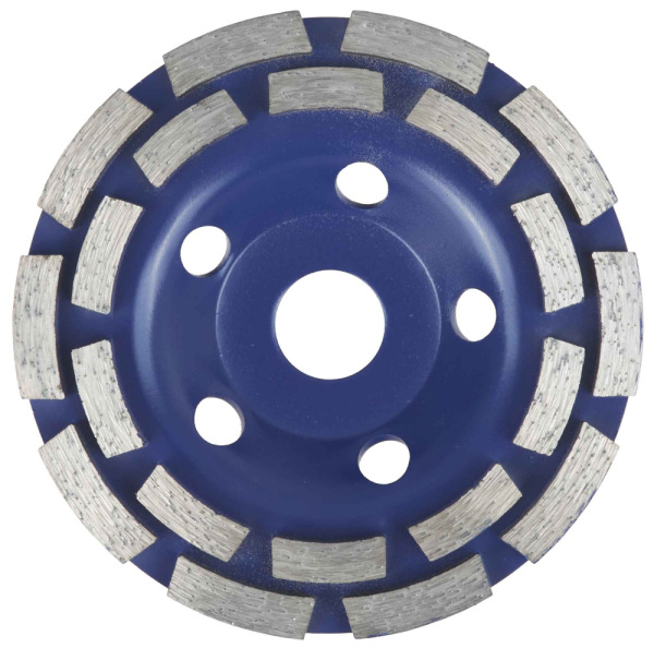Brúsny diamantový kotúč 125 x 22 mm dvojradový, bez závitu, GEKO 2