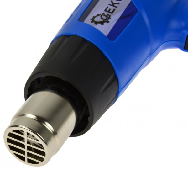 Teplovzdušná pištoľ 2.000 W, 4 dýzy, 2 stupne teploty, 350/550 C°, GEKO 5