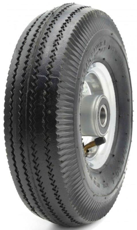 Nafukovacie koleso s ložiskami, otvor 20 mm, priemer 26 cm, šírka 8 cm, bez osky, GEKO 2