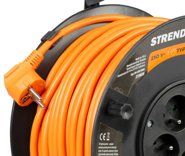 Kábel Strend Pro DG-FB04 predlžovací, L-50 m, na bubne, prierez 1,5 mm2 2