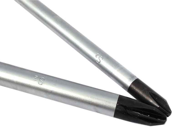 Skrutkovač PZ1 x 100 mm, žltočierna rukoväť, PRO-TECHNIK 2