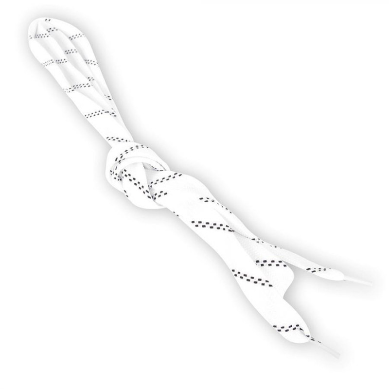 Tempish Šnúrky hokejové 240 cm, biela