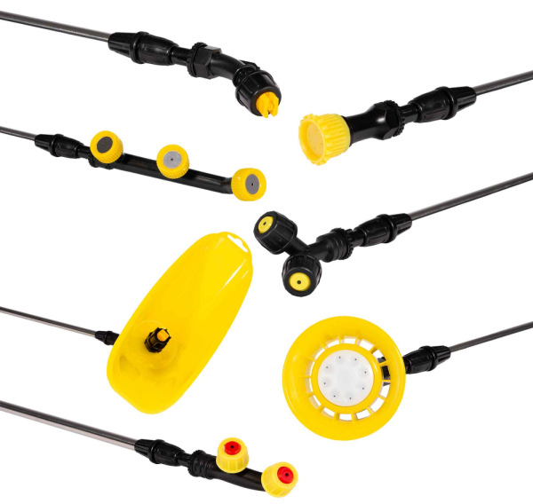 Postrekovač akumulátorový 12 litrový, akumulátor 12V-8Ah, žltý, GEKO 1