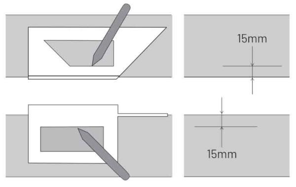 Uholník stolársky - Japonský 3D, hliníkový, 45/90°, XL-TOOLS 1