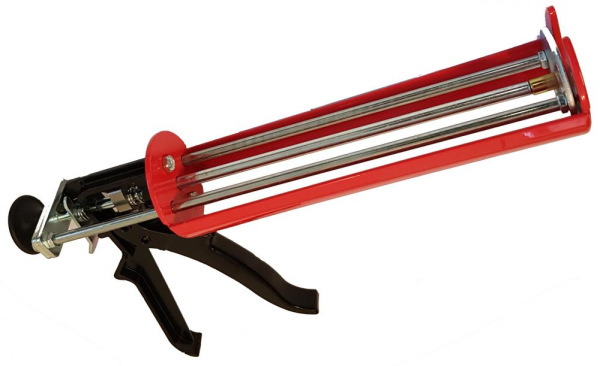 Pištoľ vytláčacia 380 ml s tromi tlačnými piestami, široká, priemer kartuše 60 mm,XL-TOOLS