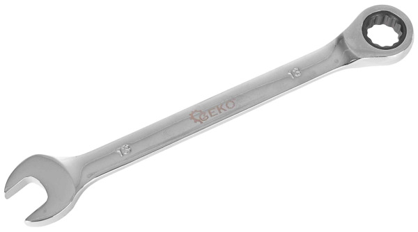 Sada račňových kľúčov očkoplochých, 7-dielna (8,10,11,13,14,17,19 mm), GEKO 4