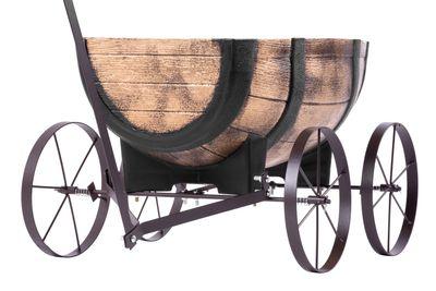 Kvetináč Strend Pro Woodeff, 41,5x29x19cm, whiskey barel wagon 2