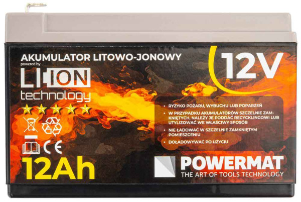 Náhradná batéria pre akumulátorový postrekovač, 12V, 12Ah, POWERMAT 1