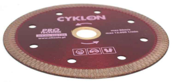 Diamantový kotúč extra tenký 125 x 1,2 x 22,2 mm, CYKLON 1
