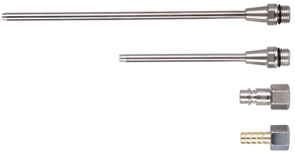 Pištoľ ofukovacia pneumatická s 5 koncovkami, GEKO 5