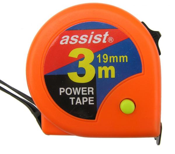 Meter zvinovací ASSIST 3m x 19mm