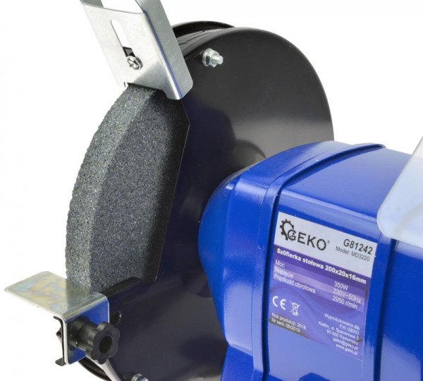 Stolová brúska dvojkotúčová 350W, 200 x 20 x 16 mm, GEKO 3