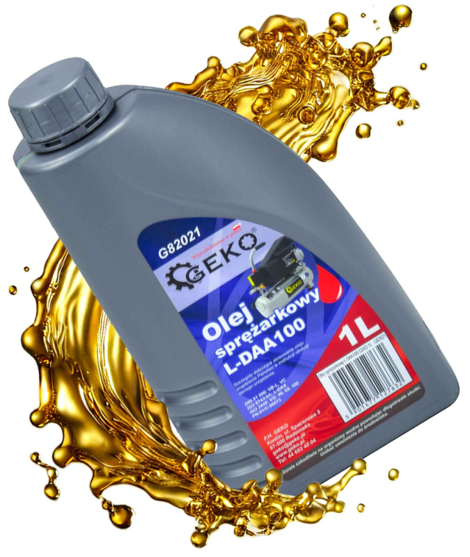 Kompresorový olej L-DAA10, 1 liter, GEKO 2