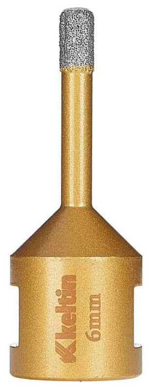 Vrták diamantový korunkový, závit M14 do uhlovej brúsky priemer 6 mm, GEKO