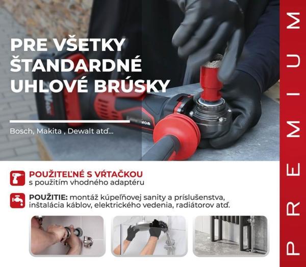 Vyrezávač Strend Pro Premium DCB11, 45 mm, M14, korunka, diamant, professional