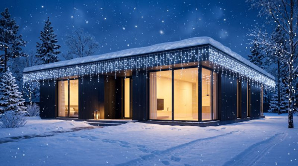 Reťaz MagicHome Vianoce, časovač, 504xLED, studená biela, 9+1 funkcií, 20 m, IP44 1