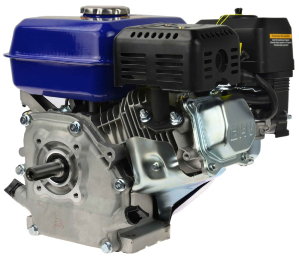 Benzínový štvortaktný spaľovací motor, objem 196 cm3, výkon 6,5 HP, hriadeľ 20 mm, GEKO 10