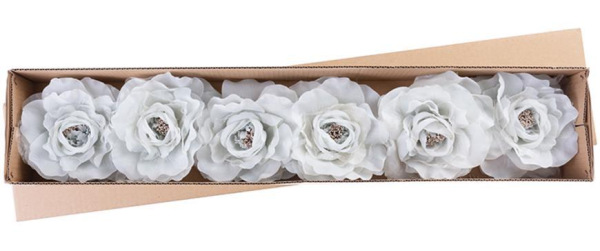 X Kvet MagicHome, pivónia, zelená, stonka, veľkosť kvetu: 16 cm, dĺžka kvetu: 24 cm, bal. 6 ks 1