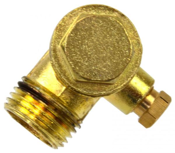 Spätný ventil na kompresor 1/2" x 3/8" x 1/4", GEKO 2
