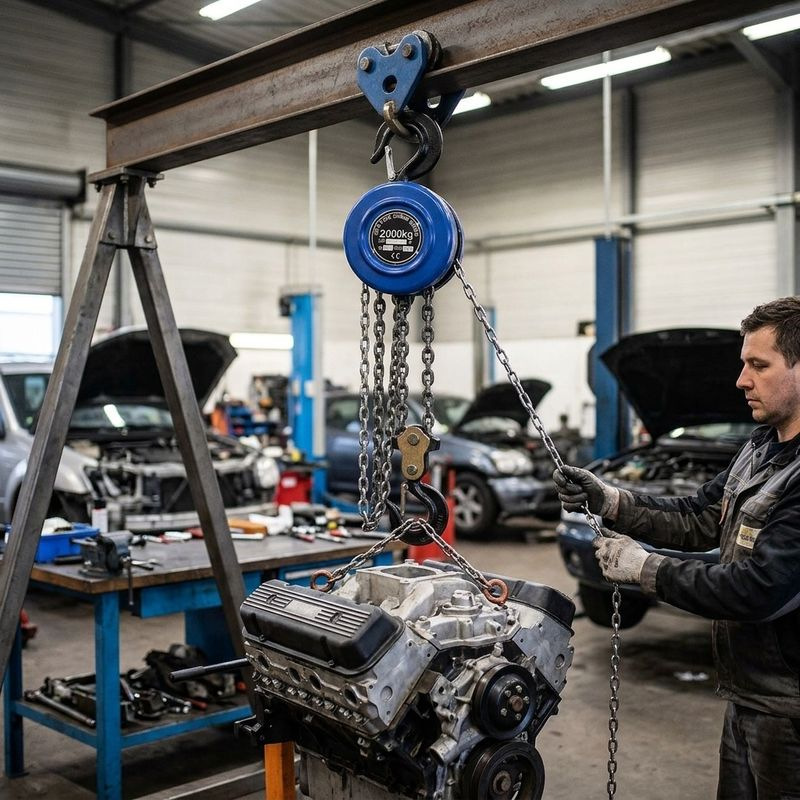 Zdvihák Strend ProTRC9020, 2 tony/reťaz L-2,5 m reťazový, kladkostroj 1