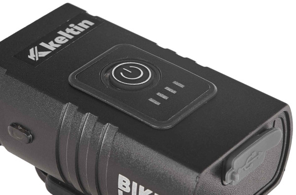 Vodotesné predné svetlo na bicykel (800lm/900mAh) + zadné svetlo (120lm/120mAh), KELTIN 4