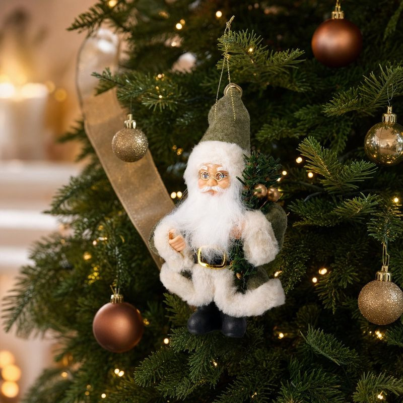 Dekorácia, Santa, 13 cm, mix dizajnov 2