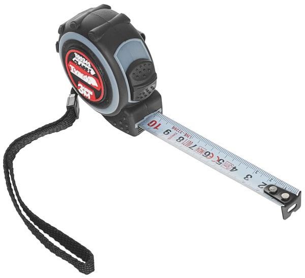 Meter zvinovací 3m x 16mm bez magnetu, obojstranný, I trieda presnosti, TVARDY 8