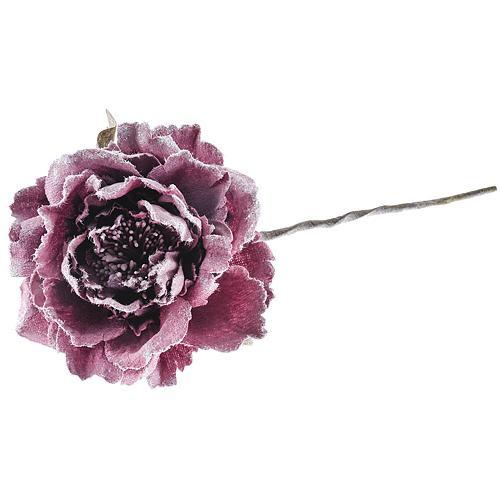 Kvet MagicHome, pivónia, tmavo ružová, stonka, veľkosť kvetu: 11 cm, dĺžka kvetu: 21 cm, bal. 6 ks