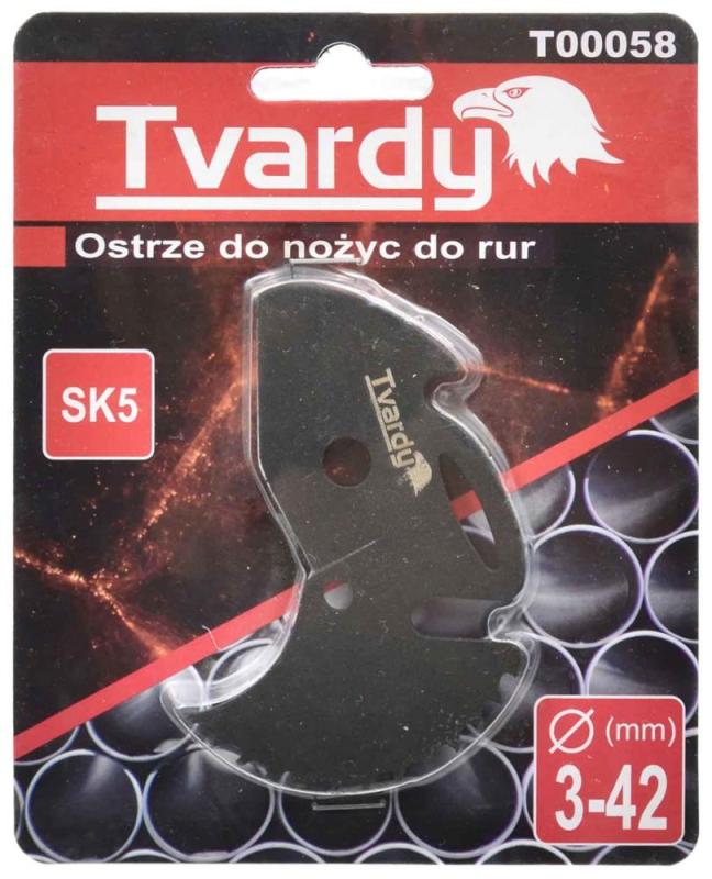 Náhradná čepeľ pre nožnice na PVC rúrky T00055, priemer 0 - 42 mm, TVARDY 1