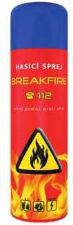 Sprej BREAKFIRE, hasenie ohňa