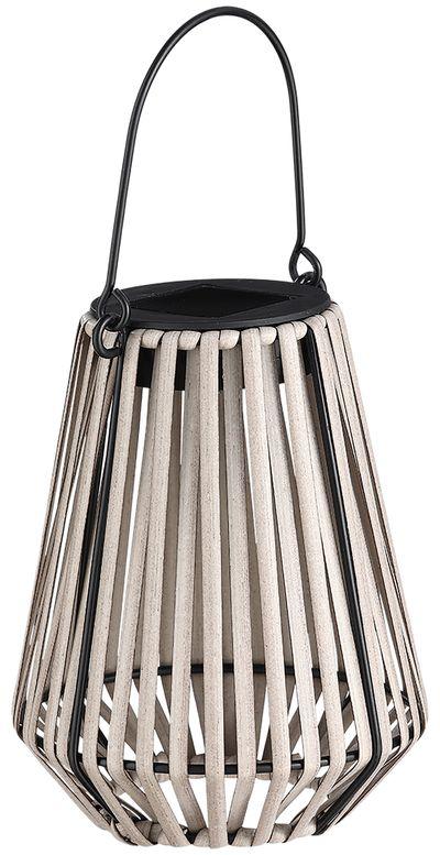 Lampa Strend Pro Garden, solárna, LED, závesná, ratan, 12x12x24 cm