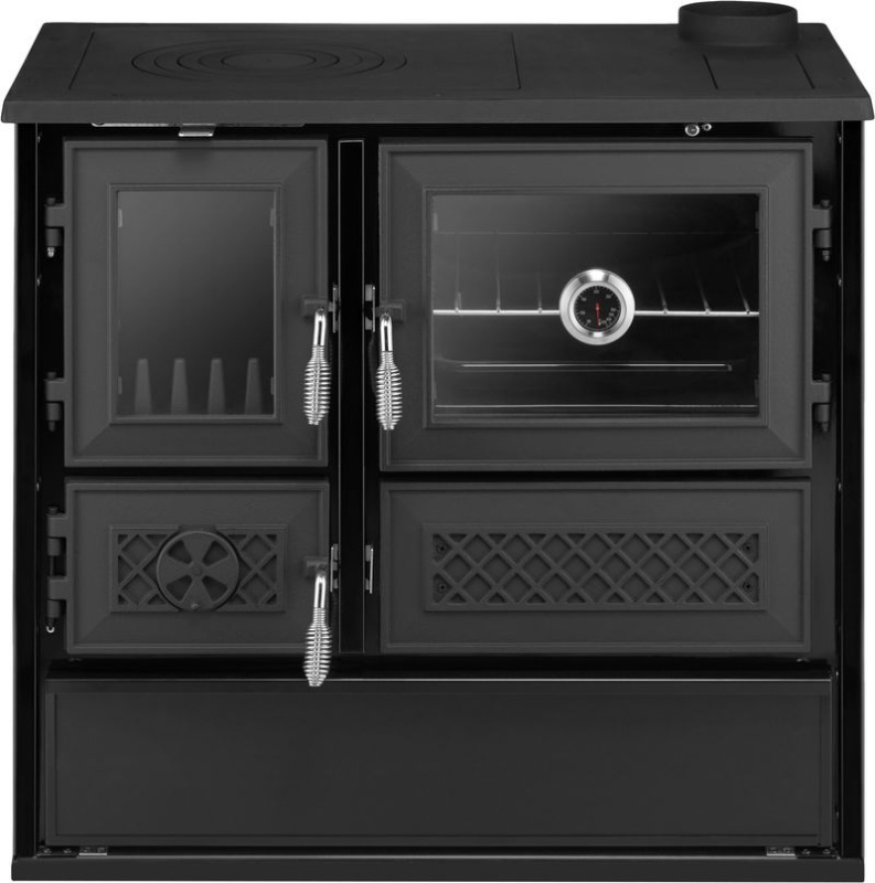 Sporák BELLA, 9,0KW, pravý, čierny, 870x510x810mm 2