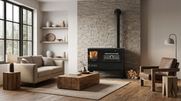 Sporák 6020-U AURA L, 9kW, pravý, čierny, 900x560x770mm 1