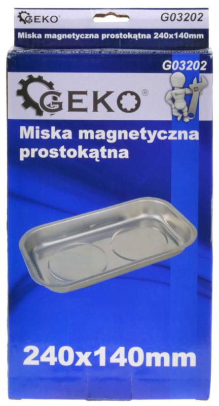 Miska magnetická obdĺžniková 240x140 mm, GEKO 3