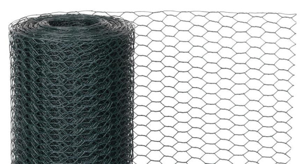 X Pletivo GARDEN HEX PVC 500/13/0,9 mm, zelené, RAL 6005, šesťhranné, chovateľské, bal. 10 m