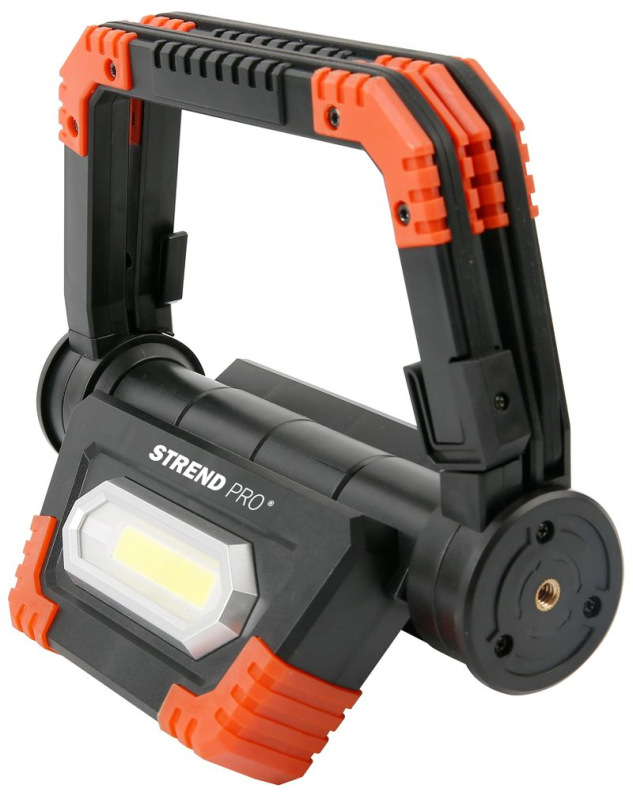 Svietidlo Strend Pro Worklight MWL750, COB LED 650 lm, 2400 mAh, skladací pracovný reflektor, USB na 1