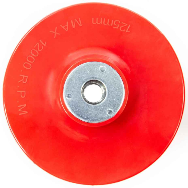 Kotúč unášací fíbrový 125 mm, závit M14, mäkky MAR-POL 5