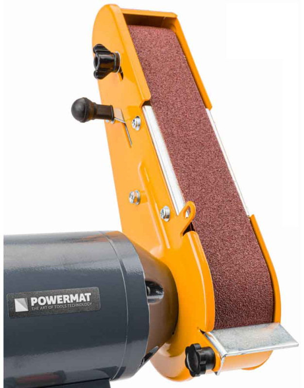 Stolová brúska 2v1, brúsny kameň 150 mm, brúsny pás 656x50 mm, PM-SS-1850M-2W1, POWERMAT 2