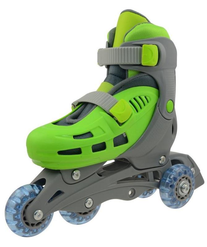 Kolieskové korčule TRISKATE BASIC vel.S (31-34), zelené