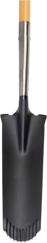 Rýľ Strend Pro Premium RedShark, úzky, drenážny, s drevenou násadou D 1280 mm 1