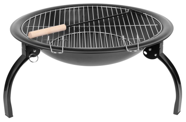 Ohnisko Strend Pro Homefire, BBQ, gril s roštom, na drevené uhlie, kovové, okrúhle, 545x400 mm 1