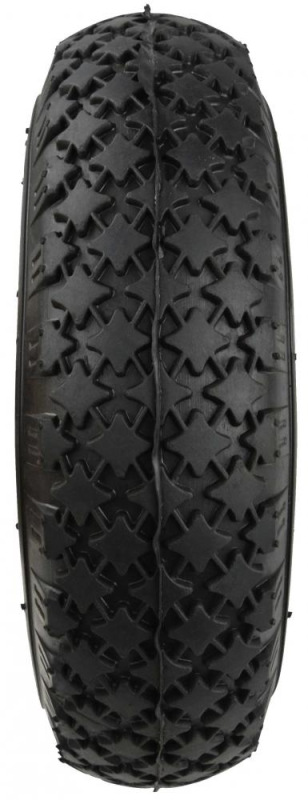 Nafukovacie koleso s ložiskami, otvor 20mm, priemer 27,5 cm, šírka 8,5 cm, sivé, bez osky 3