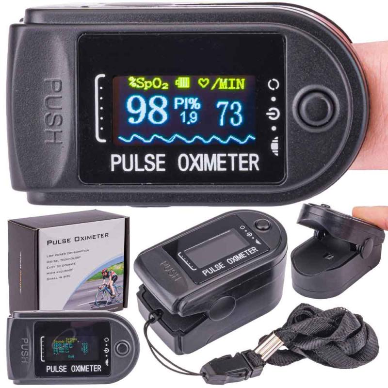 Pulzný oximeter, 0-100% , farebný display, POWERMAT