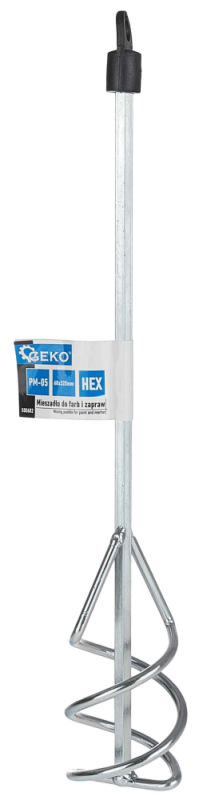 Miešadlo na farbu a stavebné hmoty 60x320 mm, upínanie 6-hran, GEKO 1