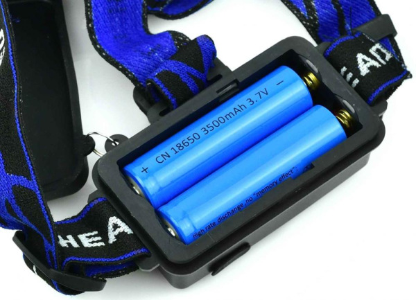 Čelová LED baterka akumulátorová 1000 lm, LED dióda CREE XM-L T6, GEKO 9